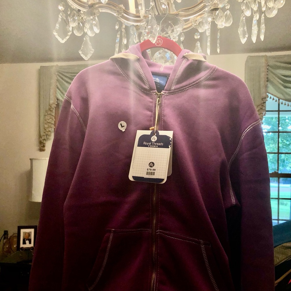 NewWithTags Super cool sweats royal threads New With Tags size   L pale purple - Picture 5 of 9